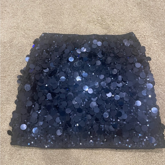 SHEIN Dresses & Skirts - SHEIN Navy Sequin Mini Skirt